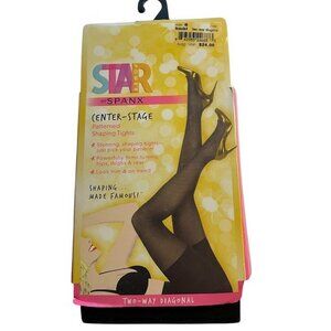 Spanx Star Power 2 Way Diagonal Shaping Tights Size B  (303)